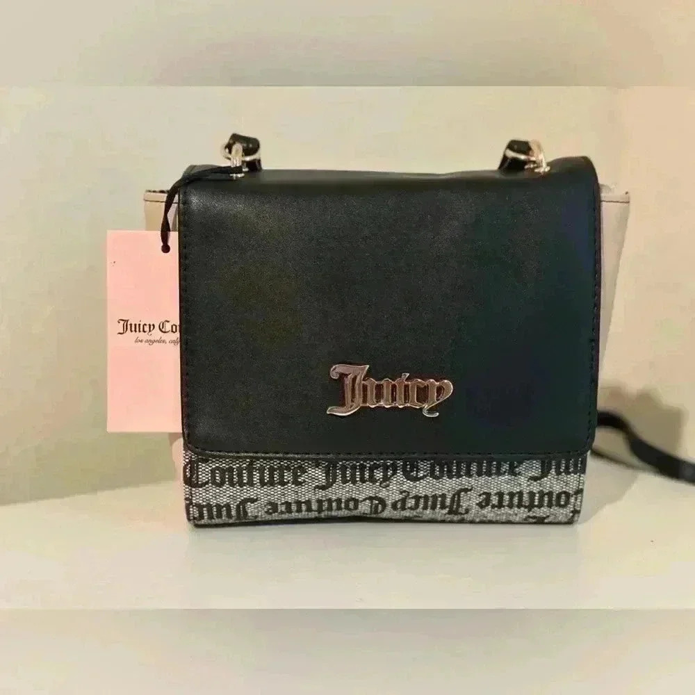 Juicy Couture Spring Fling Crossbody Black Purse